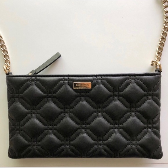 kate spade Handbags - Kate Spade Black Quilted Crossbody Purse-Astor